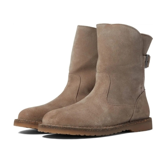 Birkenstock® Upsalla Shearling boot Gray Taupe / Soft Pink - Picture 5 of 5